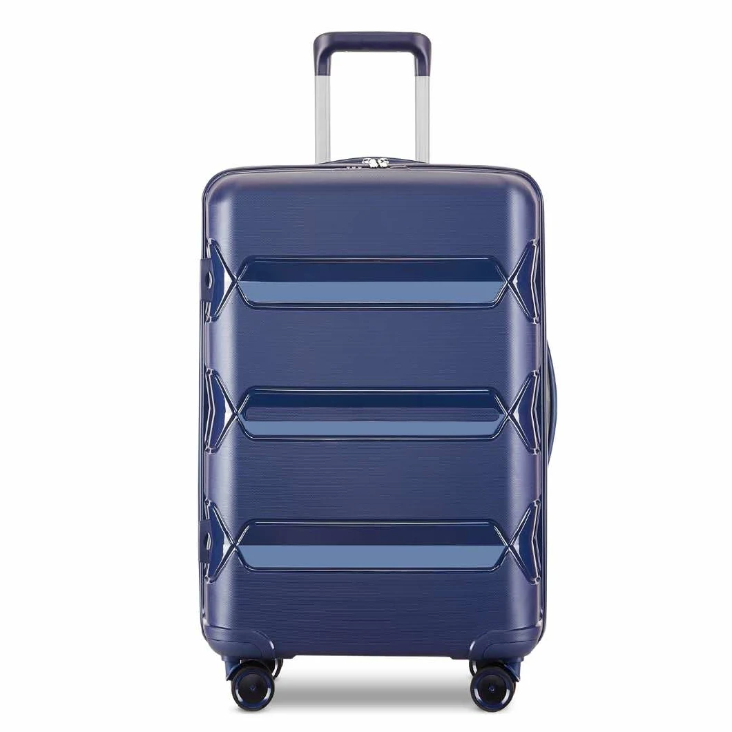 Hard Shell Carry on 3 PCS Trolley Suitcase High Quality PP Trolley Luggage Sets Bags Cases (XHPP005)