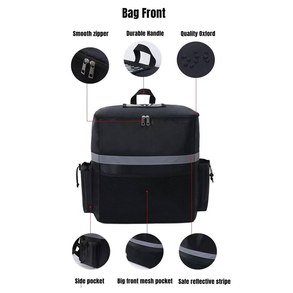 Durable Food Delivery Food Backpack Insulated Carry on Lunch Cooler Bag