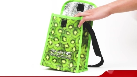 Bolsas térmicas de latas promocionales aisladas para paquetes de alimentos, bolsa de almuerzo de pícnic aislada, bolsa térmica suave grande para exteriores/Camping/barbacoa/viajes