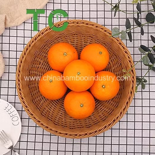 Cesta de mimbre para pan con cubierta de cúpula acrílica Cesta para servir pan Cesta de mimbre para frutas Cesta de almacenamiento de mimbre